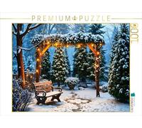CALVENDO Puzzle Lumières dans Le Jardin d'hiver | 1000 pièces Taille de la Pose 64 x 48 cm Puzzle Photo pour des Heures heureuses