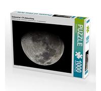 CALVENDO Puzzle Lune de la Terre avec ~77% d'illumination 1000 Pieces 48 x 64 cm from Andreas Grelak