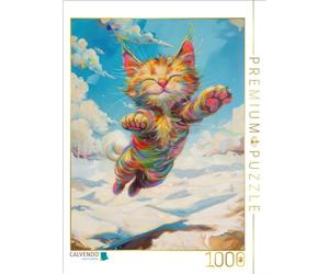 CALVENDO Puzzle Lunes du Chat | 1000 pièces Taille de la Pose 48 x 64 cm Puzzle Photo pour des Heures heureuses