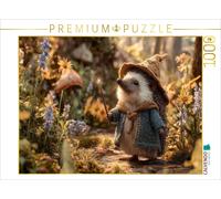 CALVENDO Puzzle Magical hedgehog with magic wand in the forest | 1000 pieces, fi
