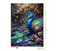 CALVENDO Puzzle Magie du Paon | 1000 pièces Taille de la Ponte 48 x 64 cm Puzzle Photo pour des Heures heureuses
