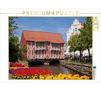 CALVENDO Puzzle Maison à colombages Voûtée Wismar 1000 pièces Taille de la Pose 64 x 48 cm Photo Puzzle Image de Siegfried Kuttig