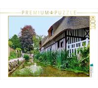 CALVENDO Puzzle Maison en chaume dans Veules-Les-Roses | Taille de la Pose cm Puzzle Photo pour des Heures heureuses