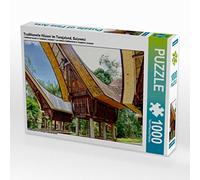 CALVENDO Puzzle Maisons Traditionnelles à Torojaland, Sulawesi 1000 Pièces, Taille de la Page 64 x 48 cm, Photo Puzzle Image par Reinhard Werner N, N