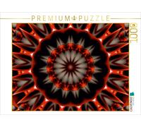 CALVENDO Puzzle Mandala Liebe 1000 Teile Puzzle quer | 1000 Teile Lege-Größe 64x
