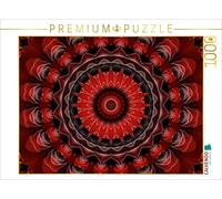 CALVENDO Puzzle Mandala Rouge Passion 1000 Pieces 64 x 48 cm from Christine Bässler