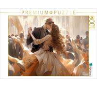 CALVENDO Puzzle Manga style couple dancing | 1000 pieces, finished size 25.2 × 1