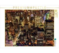 CALVENDO Puzzle Manhattan at Night | 1000 pieces, finished size 25.2 × 18.9 in (
