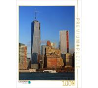 CALVENDO Puzzle Manhattan Skyline von New York City | 1000 Teile Lege-Größe 64x4