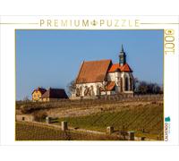 CALVENDO Puzzle Maria im Weingarten bei Volkach 1000 Teile Puzzle quer | 1000 Te