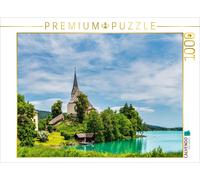 CALVENDO Puzzle Maria Wörth church on the peninsula in Lake Wörthersee | 1000 pi