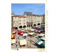 CALVENDO Puzzle Markt Von Villefranche de Rouergue 1000 Teile Puzzle Hoch 1000 Pieces 48 x 64 cm from Patrice Thebault