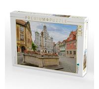CALVENDO Puzzle Marktbrunnen Memmingen 1000 Teile Puzzle quer 1000 Pieces 64 x 48 cm from Dirk Meutzner