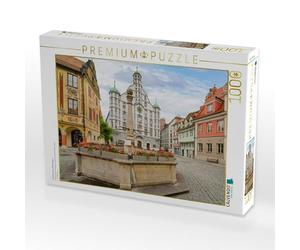 CALVENDO Puzzle Marktbrunnen Memmingen 1000 Teile Puzzle quer 1000 Pieces 64 x 48 cm from Dirk Meutzner