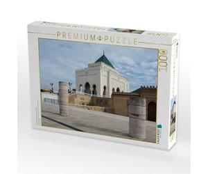 CALVENDO Puzzle Mausolée Mohammed V, Rabat | 1000 pièces - Dimensions : 64 x 48 cm - Puzzle Photo pour des Heures de Bonheur