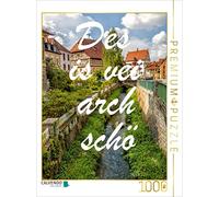 CALVENDO Puzzle Meefränggisch : des is vei Arch schö - Traduction : C'est très Beau. 1000 Pieces 48 x 64 cm from Haenson