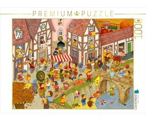 CALVENDO Puzzle Mein Dorf im Herbst 1000 Teile Puzzle quer 1000 Pieces 64 x 48 cm from Marion Krätschmer