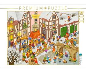 CALVENDO Puzzle Mein Dorf im Winter 1000 Teile Puzzle quer 1000 Pieces 64 x 48 cm from Marion Krätschmer