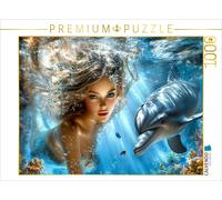 CALVENDO Puzzle Mermaids | 1000 pieces, finished size 25.2 × 18.9 in (64 × 48 cm