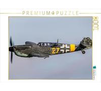 CALVENDO Puzzle Messerschmitt BF 109 G-12, Collection Hangar 10 | 1000 pièces - Dimensions : 64 x 48 cm - Puzzle Photo pour des Heures de Bonheur