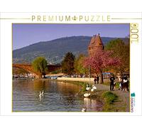 CALVENDO Puzzle Miltenberg, Promenade sur Le Rivage dans la lumière du Soir 1000 pièces, Taille de la Ponte, 64 x 48 cm, Image de Peter Huschka