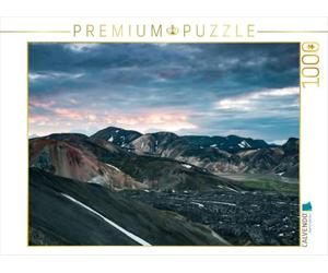 CALVENDO Puzzle Minuit dans Les Hautes Terres d'Islande 1000 Pieces 64 x 48 cm from Jacqueline Hirscher