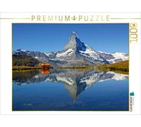 CALVENDO Puzzle Miroir, Miroir Le Double Cervin 1000 Pièces Taille de la Lege 64 x 48 cm Photo Puzzle Image de Susan Michel
