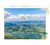 CALVENDO Puzzle Mit dem Gleitschirm über dem Großen Alpsee 1000 Teile Puzzle quer 1000 Pieces 64 x 48 cm from Moments in air