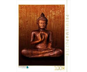 CALVENDO Puzzle Moine Bouddhiste Assis en Position de Lotus 1000 Pieces 48 x 64 cm from Bernd Maertens