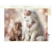 CALVENDO Puzzle Moments de Chat | 1000 pièces de Taille de Ponte 64 x 48 cm Puzzle Photo pour des Heures de Bonheur