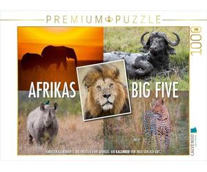 CALVENDO Puzzle Moments d'émotion : Les Big Five d'Afrique / Version CH 1000 Pieces 64 x 48 cm from Ingo Gerlach