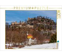 CALVENDO Puzzle Mont Oybin avec Les ruines d'un monastère 1000 Pieces 64 x 48 cm from wkbilder
