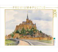 CALVENDO Puzzle Mont St. Michel in Frankreich | 1000 Teile Lege-Größe 64 × 48 cm