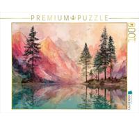 CALVENDO Puzzle Montagne Couleur | 1000 pièces Taille de la Pose 64x48cm Photo Puzzle Heures de Bonheur