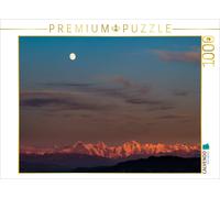 CALVENDO Puzzle Lever de Lune sur Les Alpes bernoises 1000 Pieces 64 x 48 cm from Thomas Wahli