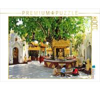 CALVENDO Puzzle Morgengebet bei der Shwedagon-Pagode in Yangon | 1000 Teile Lege