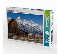 CALVENDO Puzzle Mormon Row - Grand Teton 1000 Teile Puzzle quer 1000 Pieces 64 x 48 cm from TomKli