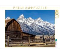 CALVENDO Puzzle Mormon Row - Grand Teton 1000 Teile Puzzle quer 1000 Pieces 64 x 48 cm from TomKli