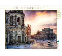 CALVENDO Puzzle - Motif du Calendrier Dresde 2017 - Calendrier d'anniversaire Semperoper Dresde - 1000 pièces - Dimensions : 64 x 48 cm - Puzzle Photo pour des Heures de Bonheur
