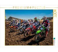 CALVENDO Puzzle Motocross - Start zum Großen Preis von Deutschland im Talkessel