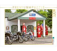 CALVENDO Puzzle Motos sur la Route 66 USA. 1000 Pièces Lege Taille 64x48cm Photo Puzzle Image Éditeur