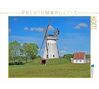 CALVENDO Puzzle Moulin à Vent Maison en Bois | 1000 pièces Taille de la Pose 64 x 48 cm Puzzle Photo pour des Heures heureuses