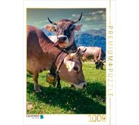 Puzzle CALVENDO vaches de montagne | 1000 pièces, format assemblé 64 × 48 cm | P