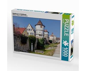 CALVENDO Puzzle Mur de la Ville de Dettelbach 1000 Pieces 64 x 48 cm from Haenson