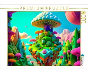 CALVENDO Puzzle Mushroom Mountain | 1000 pieces, finished size 25.2 × 18.9 in (6