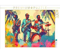 CALVENDO Puzzle Musiciens de Style Pop Art | 1000 pièces de Taille de la Pose 64 x 48 cm Puzzle Photo pour des Heures heureuses