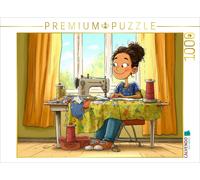 CALVENDO Puzzle My sewing machine and me | 1000 pieces, finished size 25.2 × 18.