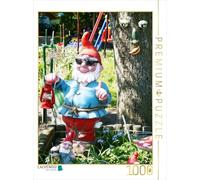CALVENDO Puzzle Nains de Jardin dans Le Jardin Laubenpieper de Berlin 1000 Pieces 48 x 64 cm from Gisela Kruse