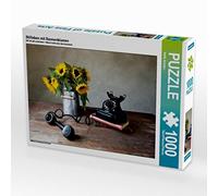 CALVENDO Puzzle Nature Morte avec tournesols 1000 Pieces 64 x 48 cm from Nailia