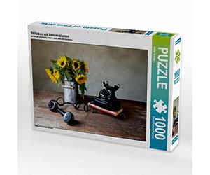 CALVENDO Puzzle Nature Morte avec tournesols 1000 Pieces 64 x 48 cm from Nailia